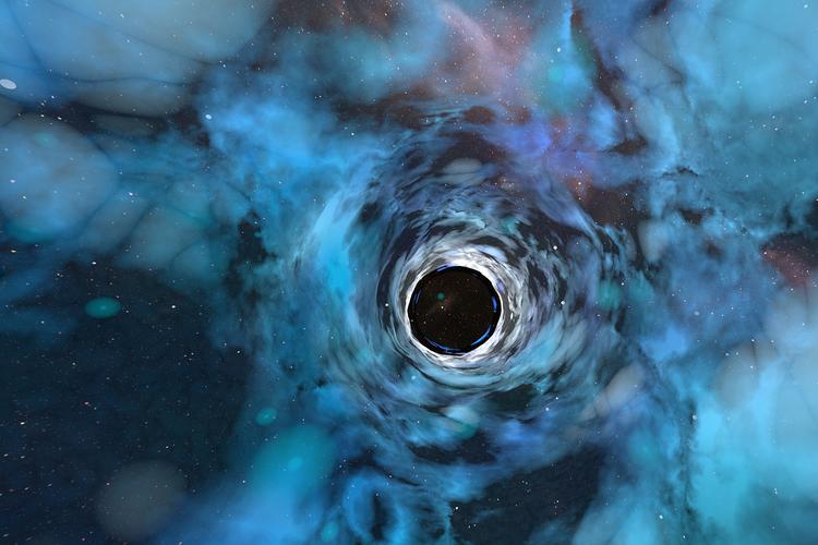 黑洞视界边的时空冻结现象（黑洞内部的时空结构）