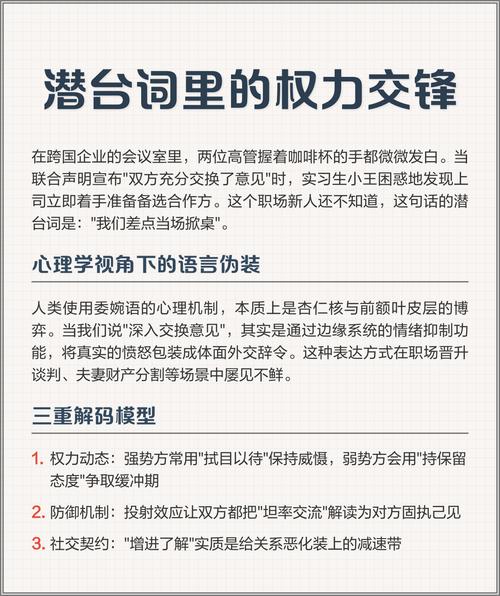会议室心理学：读懂未被说出的潜台词的简单介绍