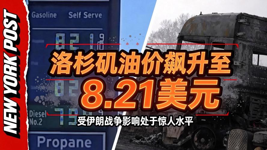 伊朗战争给炼油厂带来压力，预计加州汽油价格将突破10美元/加仑