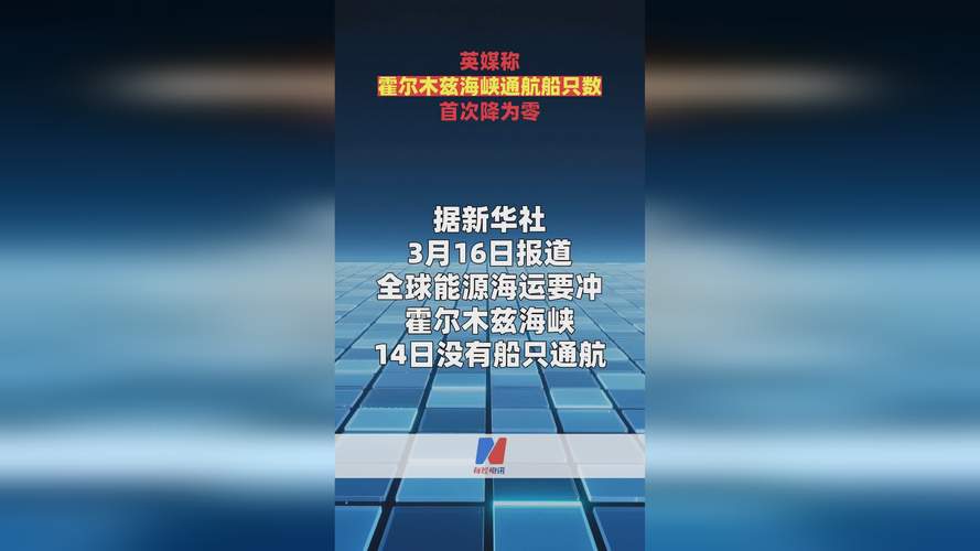 霍尔木兹海峡船只流量明显增加